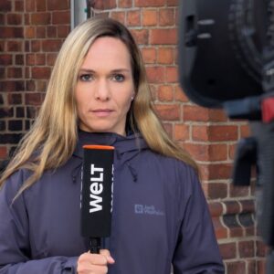 WELT Reporterin Ilka Groenewold in Guestrow WELT Reporterin Ilka Groenewold in Guestrow
