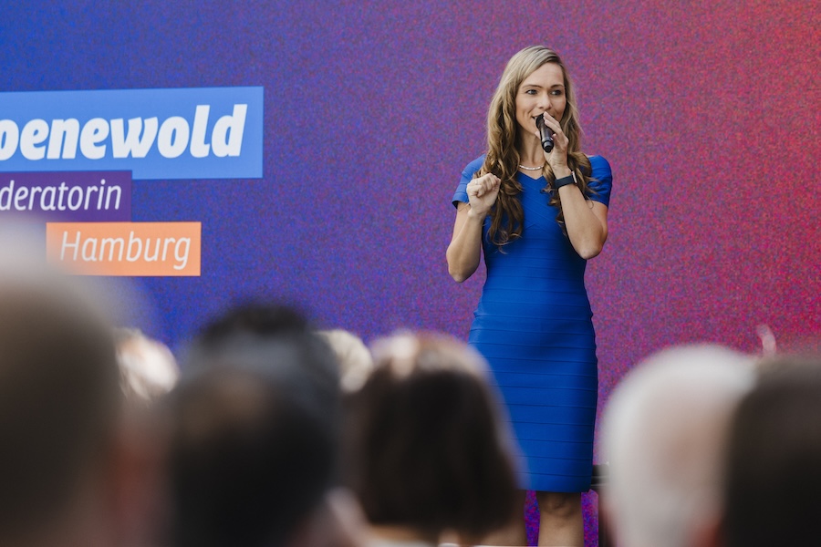 Kongressmoderatorin Berlin Ilka Groenewold